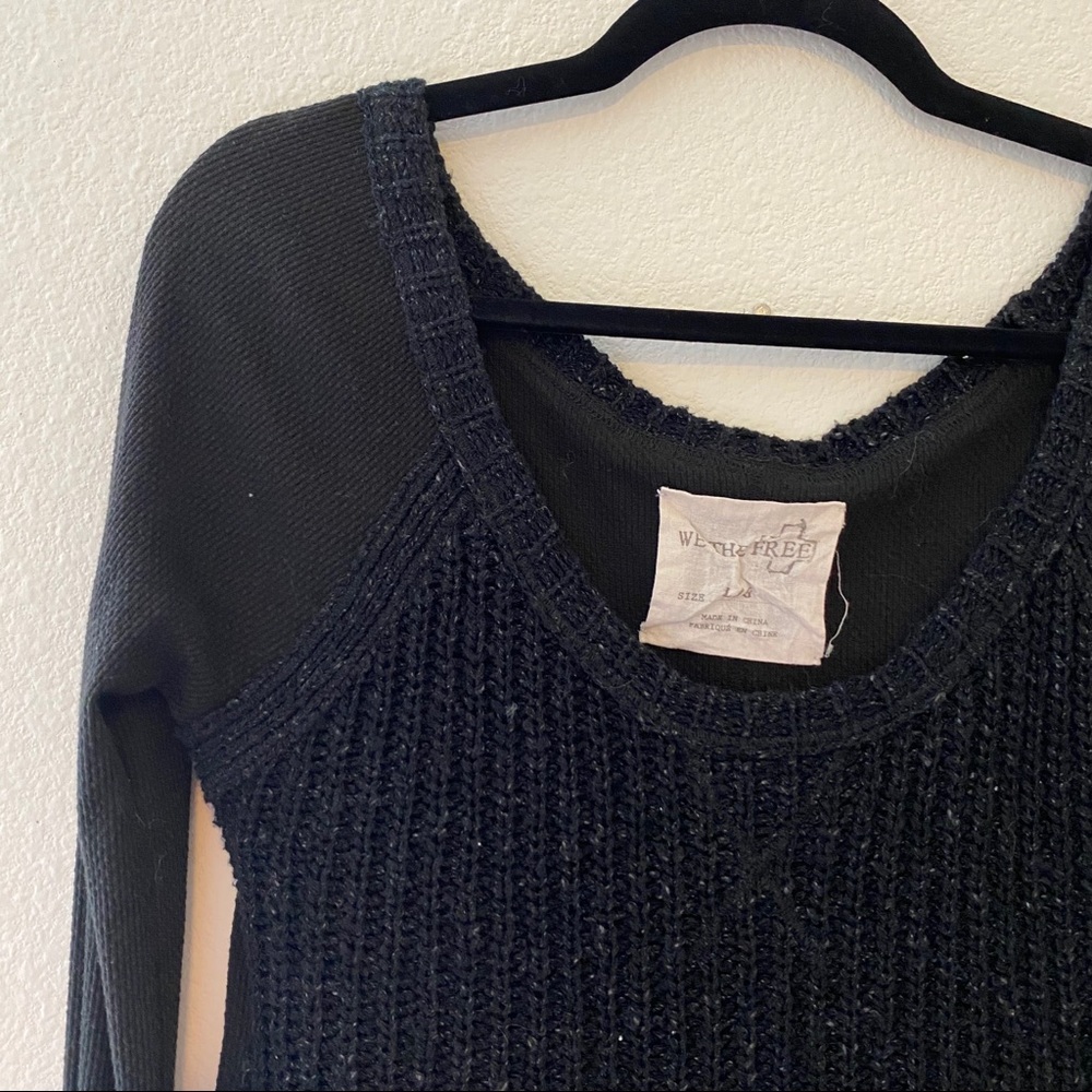 Free People Cropped Sweater